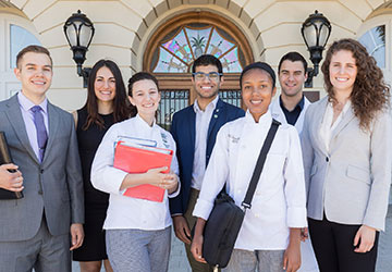 Group of Culinary Institute of America students.